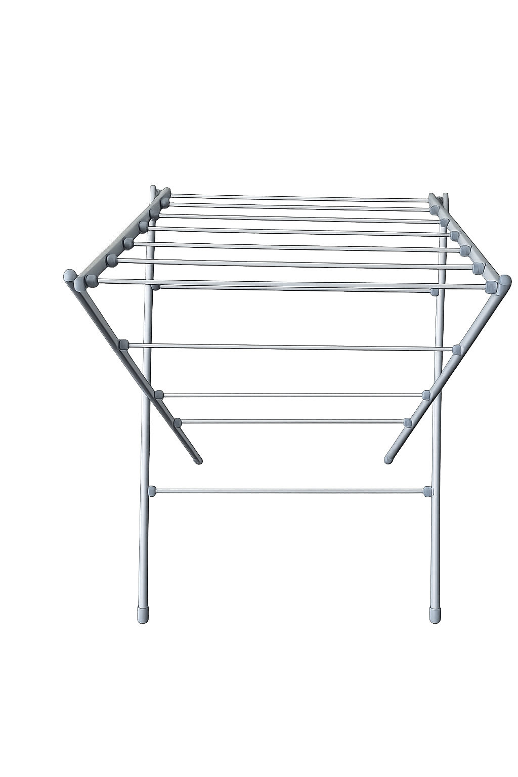 Clothes Airer A Frame  All Aluminum Clothesline 12 Rails