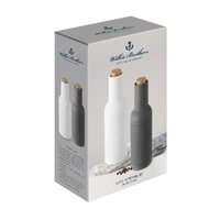Salt and Pepper Electric Grinder Battery Operated Set - Monochrome
