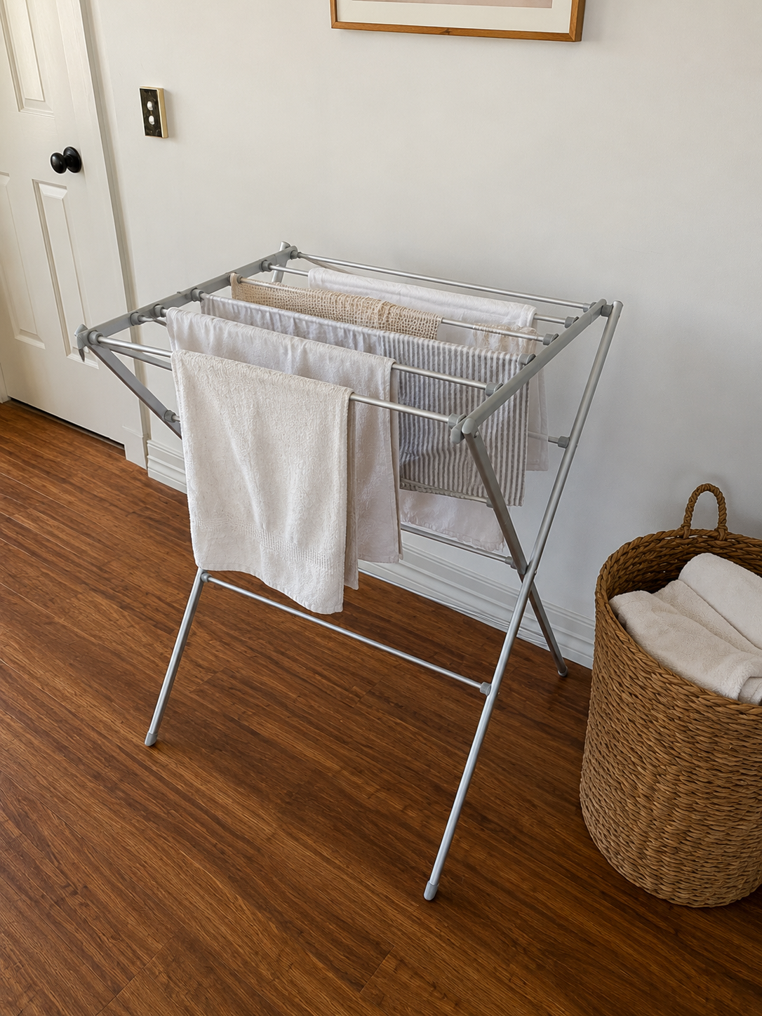 Clothes Airer A Frame  All Aluminum Clothesline 12 Rails