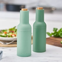 Salt and Pepper Electric Grinder Battery Operated Set - Green