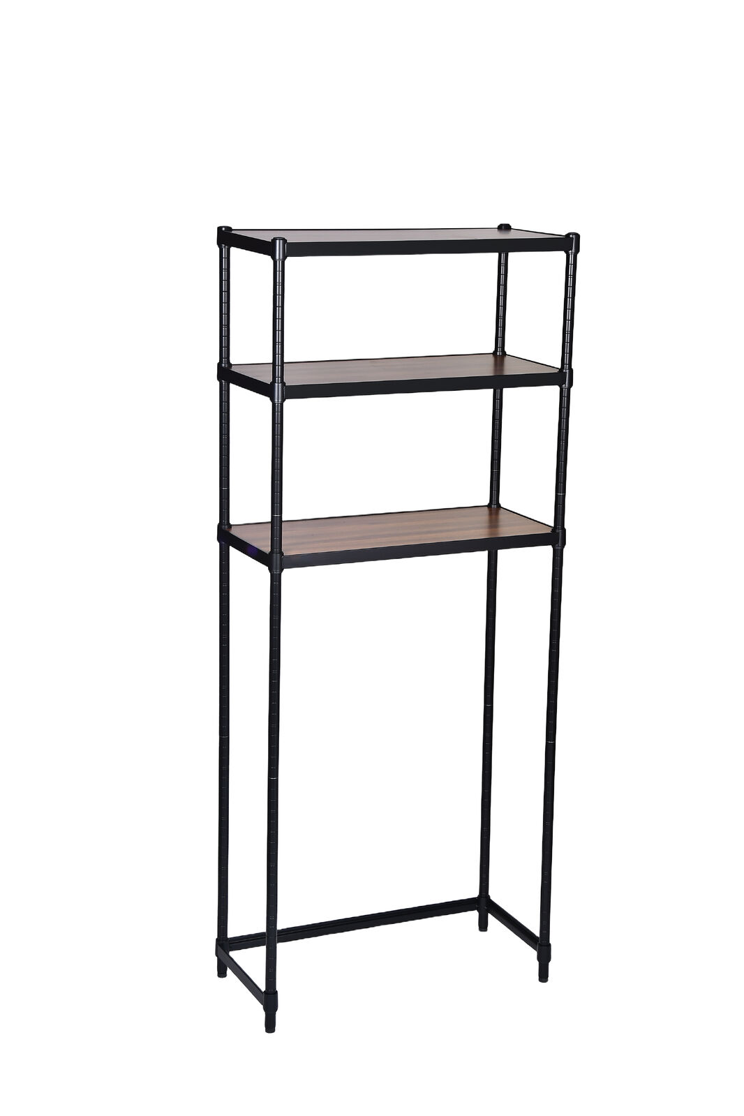 Shelving Unit Over Washing Machine / Toilet 3 Tier Black 