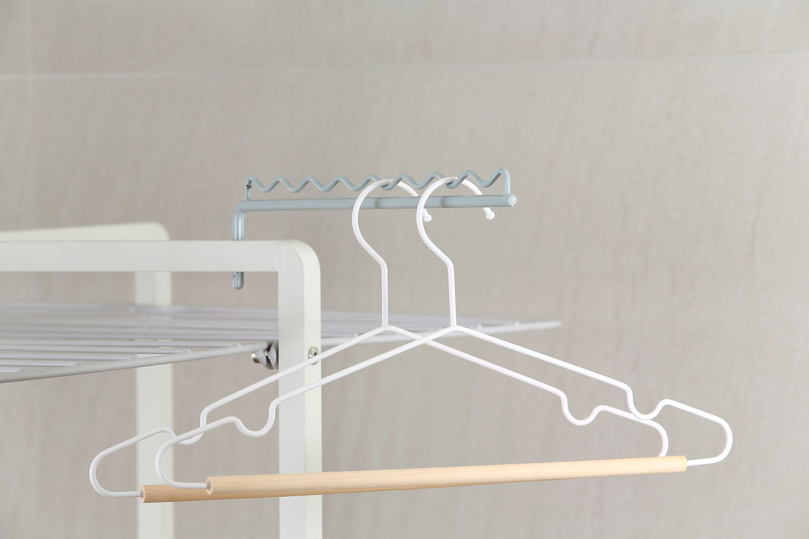 Clothes Airer Aluminum Extra Large High Tower on Wheels