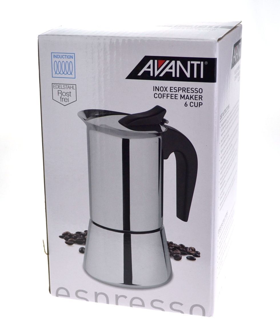 Avanti Inox Stainless Steel Stovetop Pot – McIver's Coffee & Tea Merchants