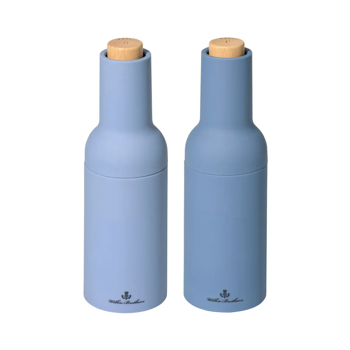 Salt and Pepper Electric Grinder Battery Operated Set - Blue