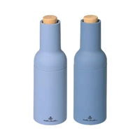 Salt and Pepper Electric Grinder Battery Operated Set - Blue