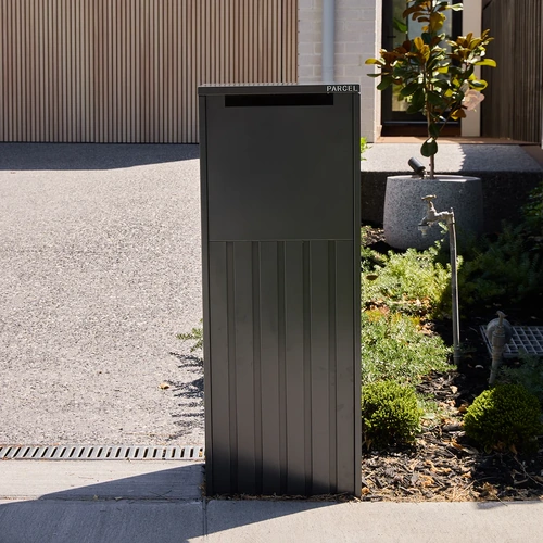 Letterbox Parcel Steel with Combination Lock Grey