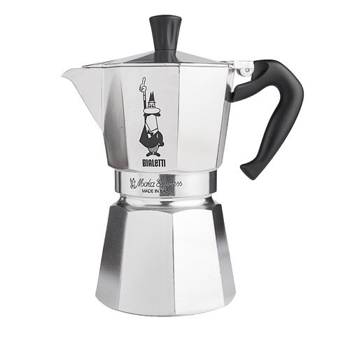Bialetti Moka Express Coffee Percolator Maker Stove Top - 6 Cup  