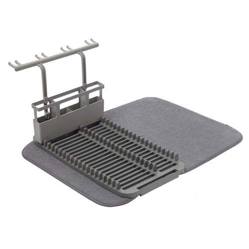 Umbra Dish Rack Drainer with Drying Mat