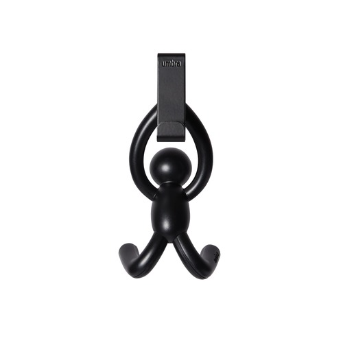 Umbra Buddy Over The Door Cabinet Hook (set of 2) Black 6x7x13cm