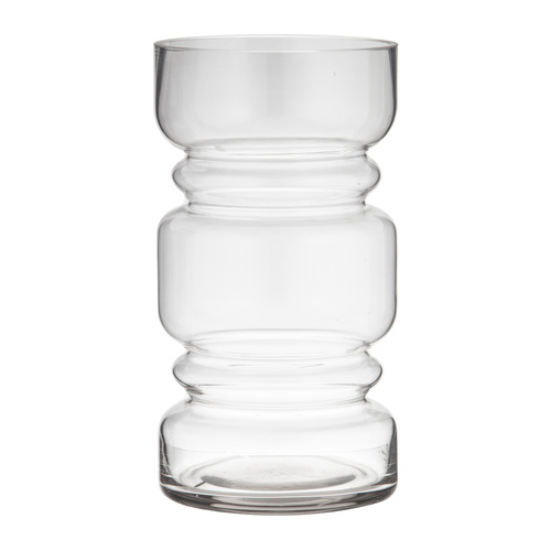 Giada Danish Flower Vase Clear Glass 