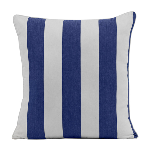 Outdoor Stripe Cushion Home Lounge Decorative Pillow Blue 50cm