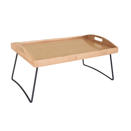 Bamboo Serving Folding Lap Tray Table