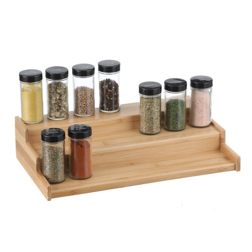 Bamboo Spice Shelf 3 Step Large