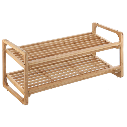 Bamboo Shoe Rack 2 Tier