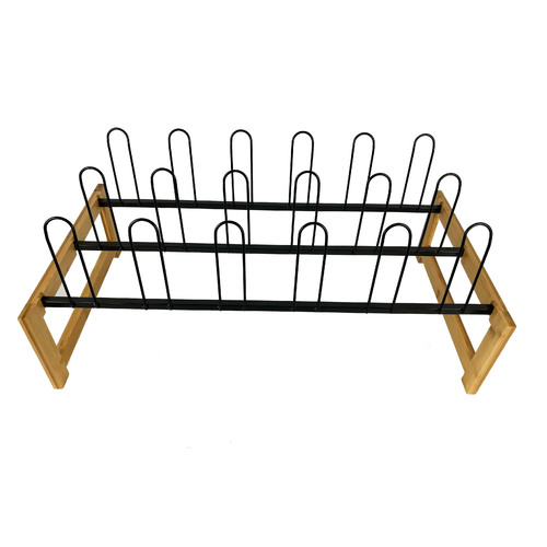 Bamboo Shoe Rack 9 pairs