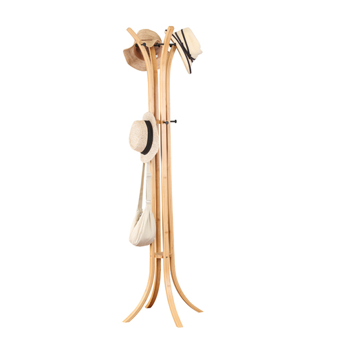 Bamboo Coat Jacket Hat Stand