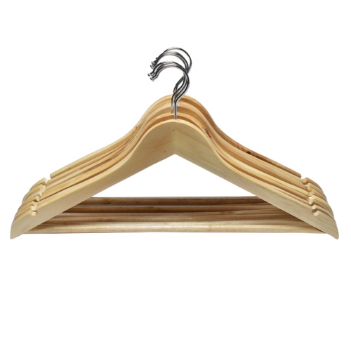 Natural Timber  Coat Hangers - 20pcs