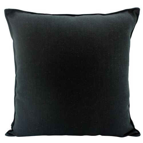 Cushion Classic Linen Black 55 x 55 cm