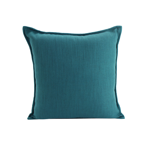 Cushion Classic Linen Teal 55 x 55 cm