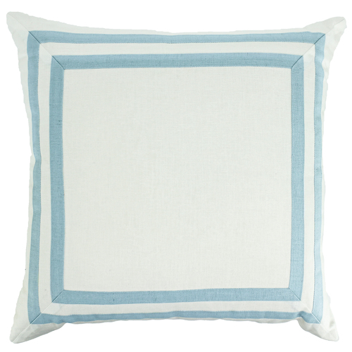 Linen Cushion Light Blue 50 x 50 cm