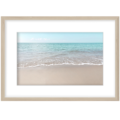 Ocean Beach Sea Wall Art Framed Canvas Print 103x73cm