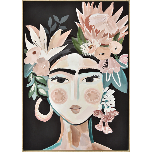 Be Frida Framed Canvas Painting 72 x 102cm