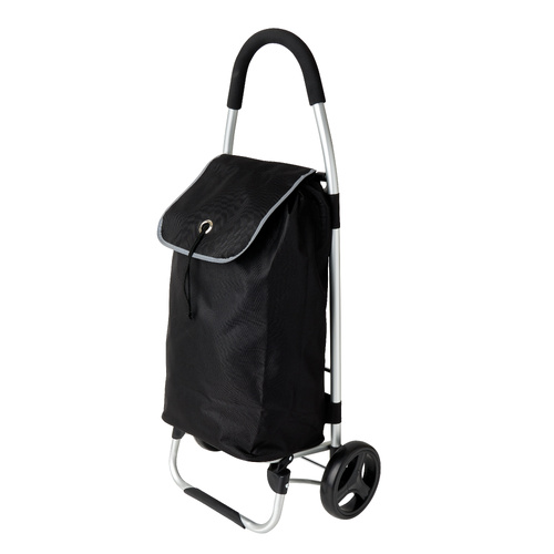 Karlstert Premium Foldable Shopping Trolley Cart 35L Black