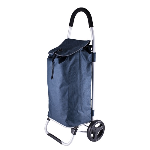 Karlstert Premium Foldable Shopping Trolley Cart 35L Navy