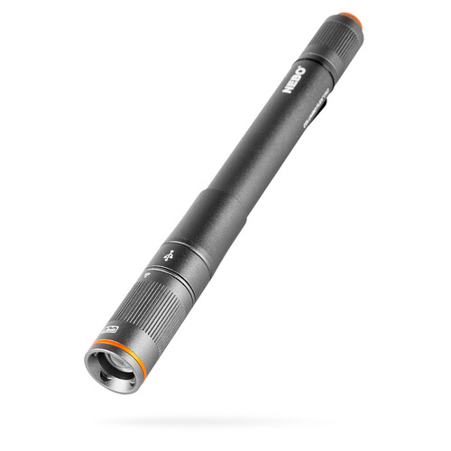 Nebo Columbo 250 Lumens  Pen Sized Flashlight  Rechargeable Torch
