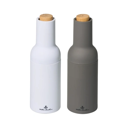 Salt and Pepper Electric Grinder Battery Operated Set - Monochrome