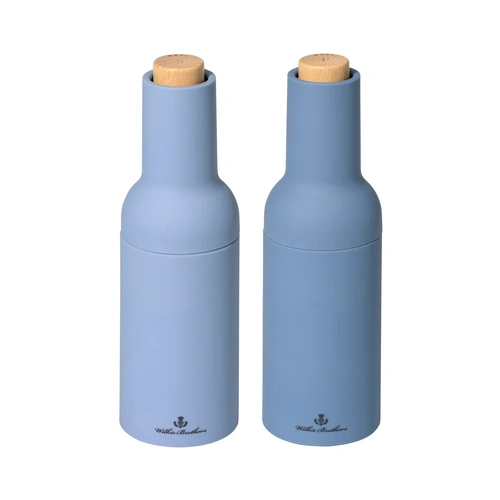 Salt and Pepper Electric Grinder Battery Operated Set - Blue